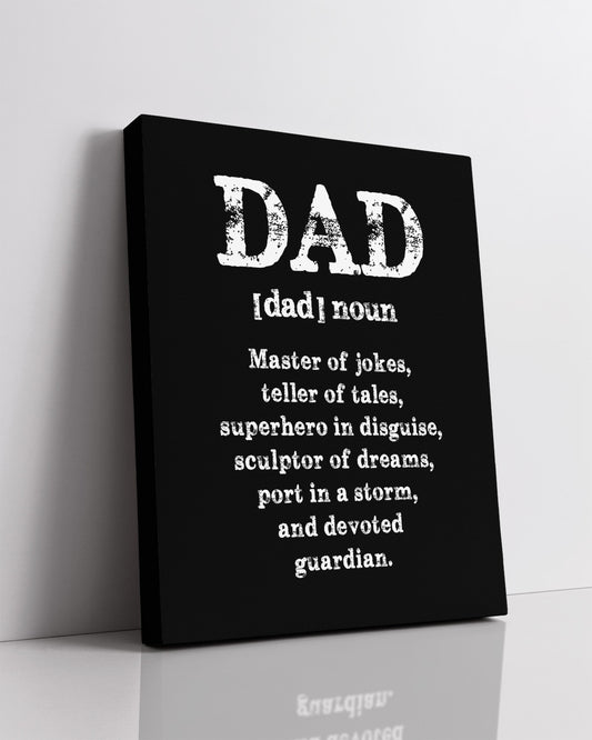Dad Noun - Master Of Jokes and Devoted Guardian