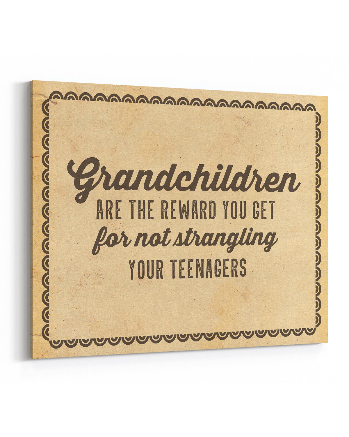Grandparents Wall Art from Grandkids - Grandparents Day Gift Ideas - Best Gifts for Grandparents Wall Decor - Funny Grandparent Gift - Gifts for Grandparents