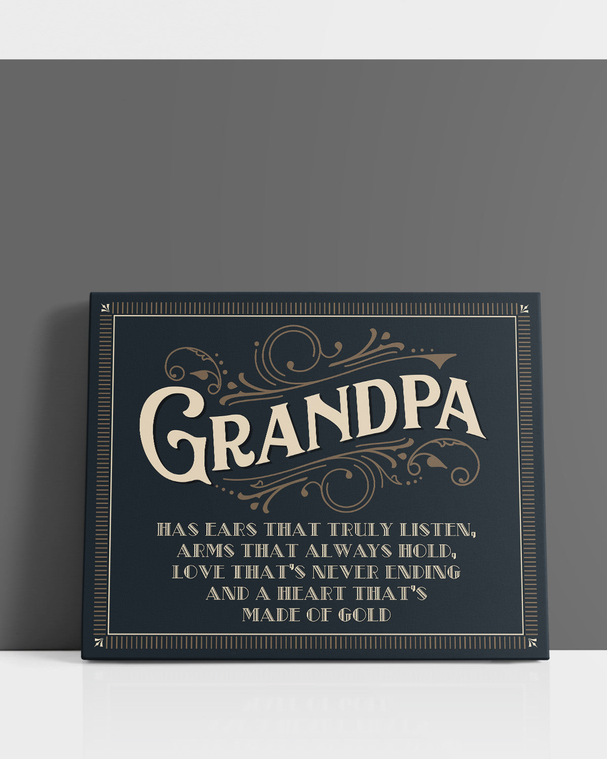 Grandpa Wall Art from Grandkids - Grandparents Day Gift Ideas - Best Gifts for Grandfather Wall Decor - Grandparent Gift - Gifts for Grandpa
