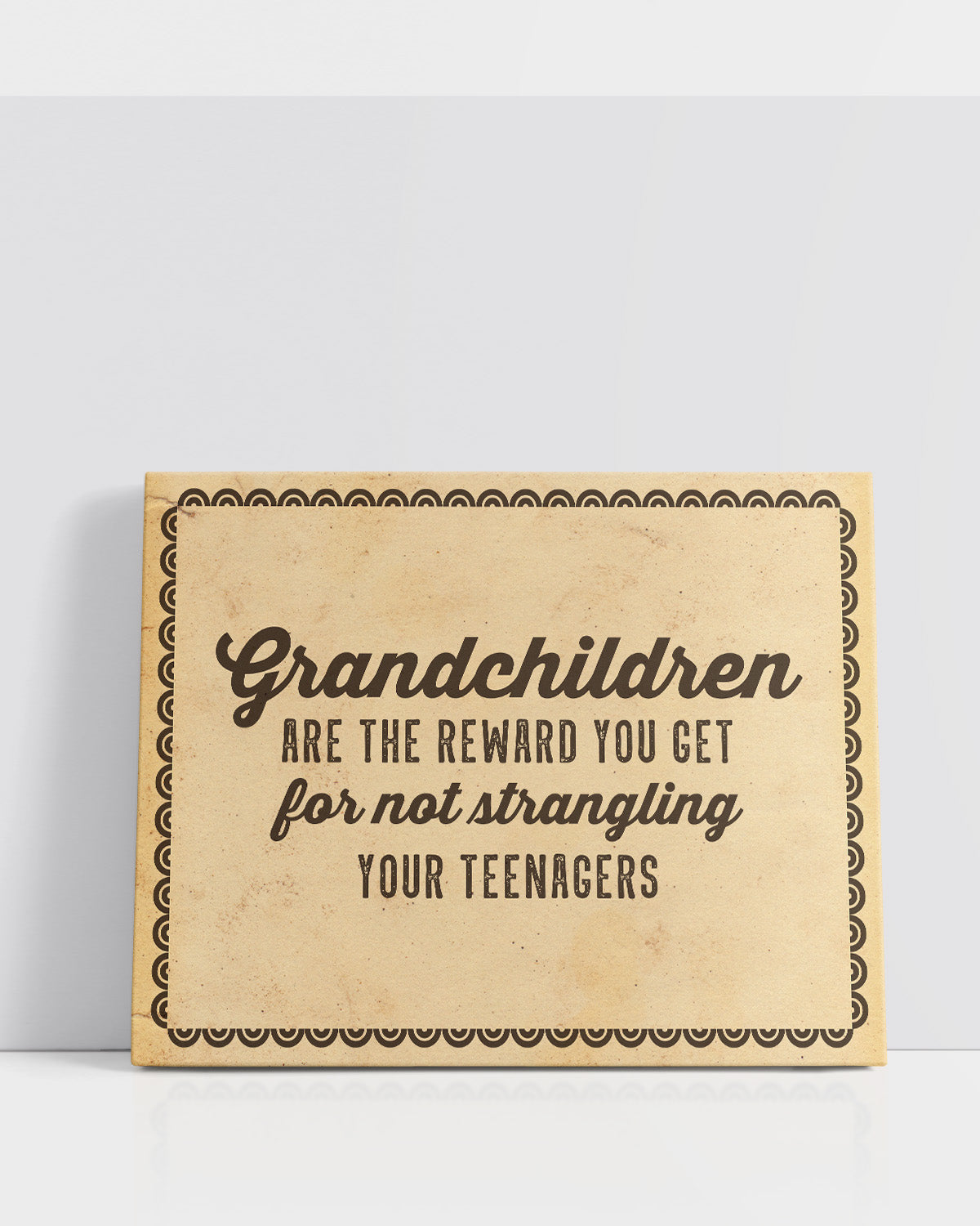 Grandparents Wall Art from Grandkids - Grandparents Day Gift Ideas - Best Gifts for Grandparents Wall Decor - Funny Grandparent Gift - Gifts for Grandparents