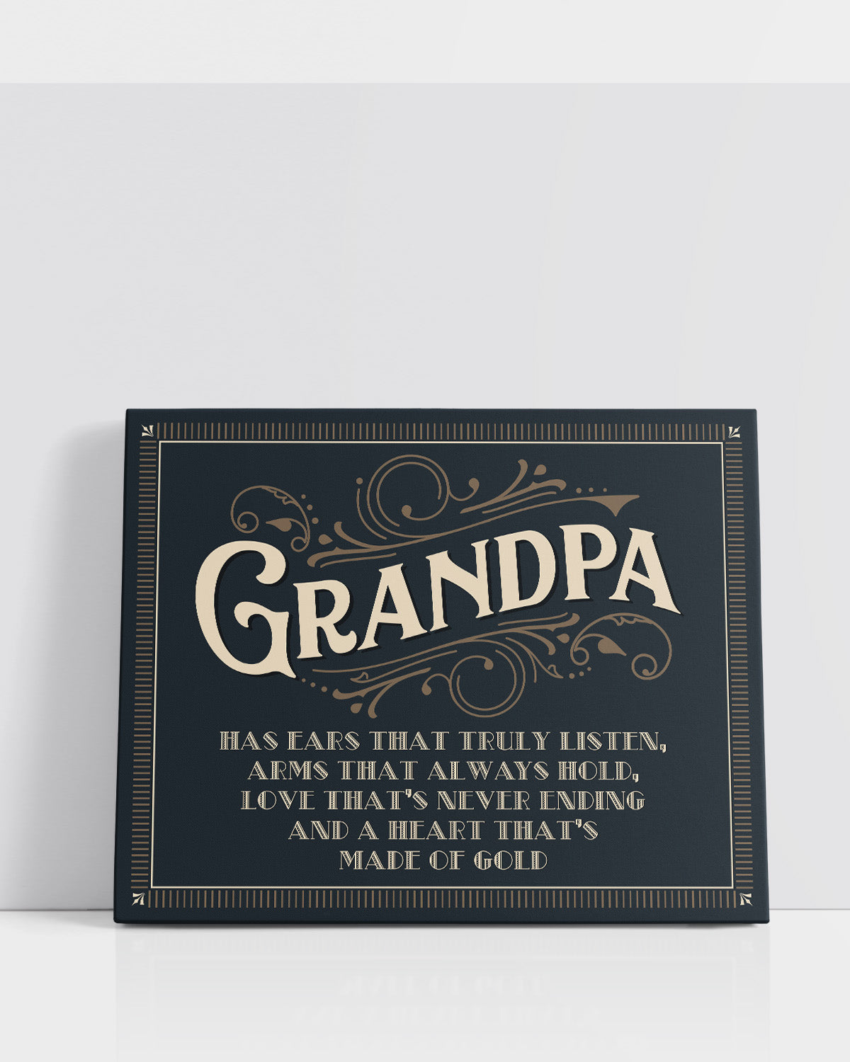Grandpa Wall Art from Grandkids - Grandparents Day Gift Ideas - Best Gifts for Grandfather Wall Decor - Grandparent Gift - Gifts for Grandpa