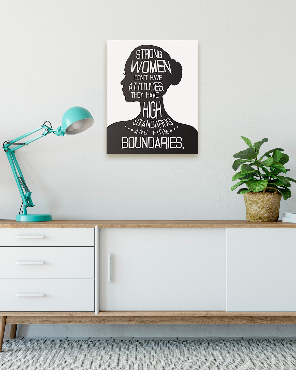 Motivational Gifts for Women, Teens, Girls - Inspirational Quotes for Females - Feminism Wall Art - Women Empowerment Wall Decor - Bedroom wall decor for women