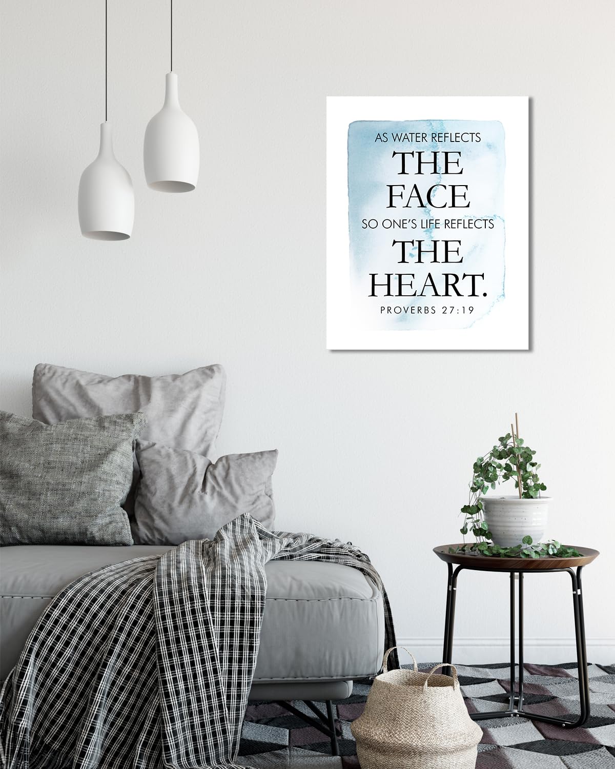 Scripture Wall Art - Bible Verses Wall Decor - Religios Wall Decor