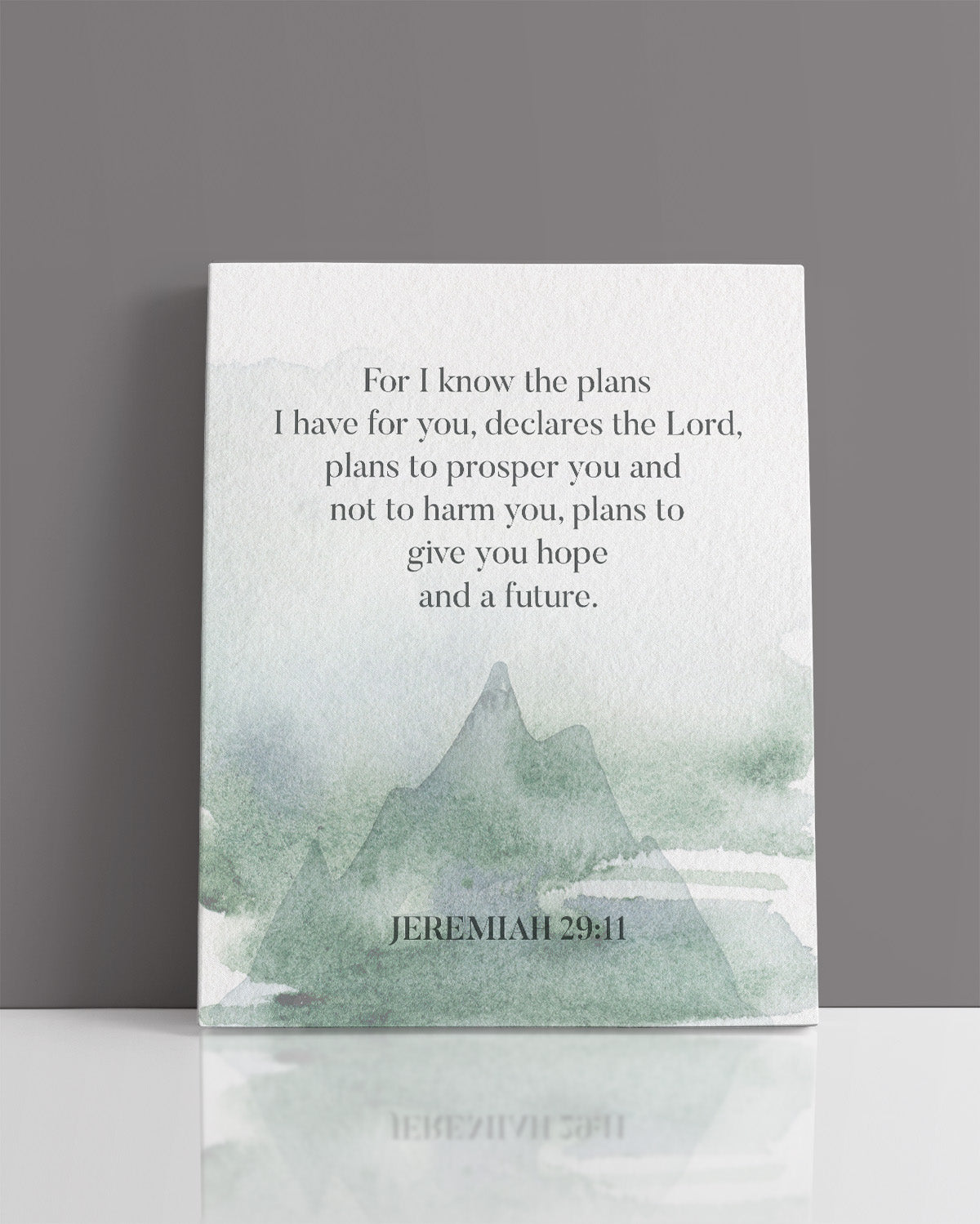 For I Know The Plans I Have For you Scripture Wall Art - Bible Verses Wall Decor - Religious Wall Decor