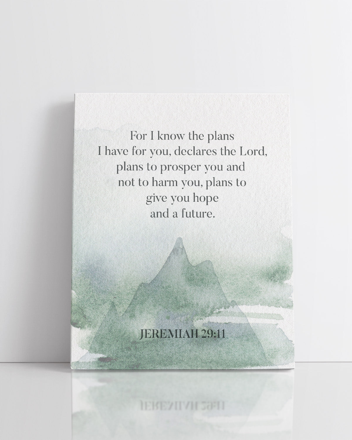 For I Know The Plans I Have For you Scripture Wall Art - Bible Verses Wall Decor - Religious Wall Decor
