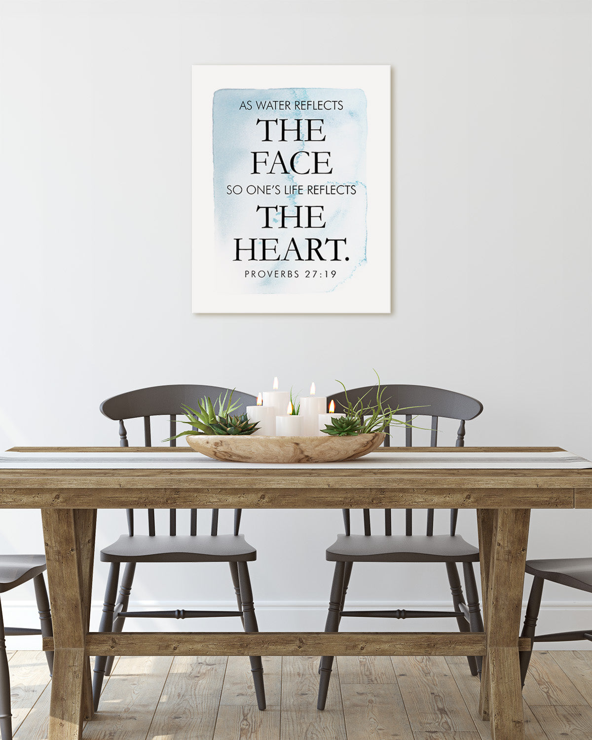 Scripture Wall Art - Bible Verses Wall Decor - Religios Wall Decor