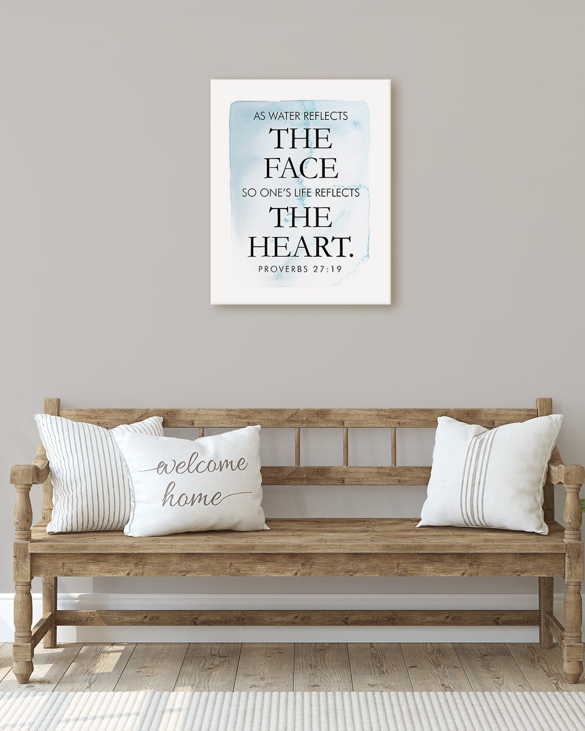 Scripture Wall Art - Bible Verses Wall Decor - Religios Wall Decor