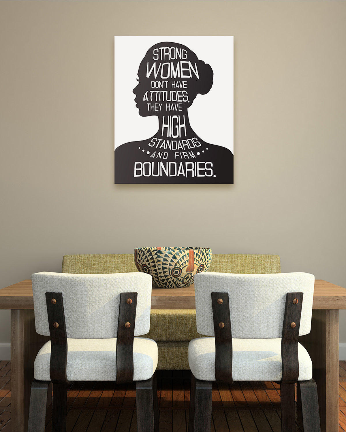 Motivational Gifts for Women, Teens, Girls - Inspirational Quotes for Females - Feminism Wall Art - Women Empowerment Wall Decor - Bedroom wall decor for women