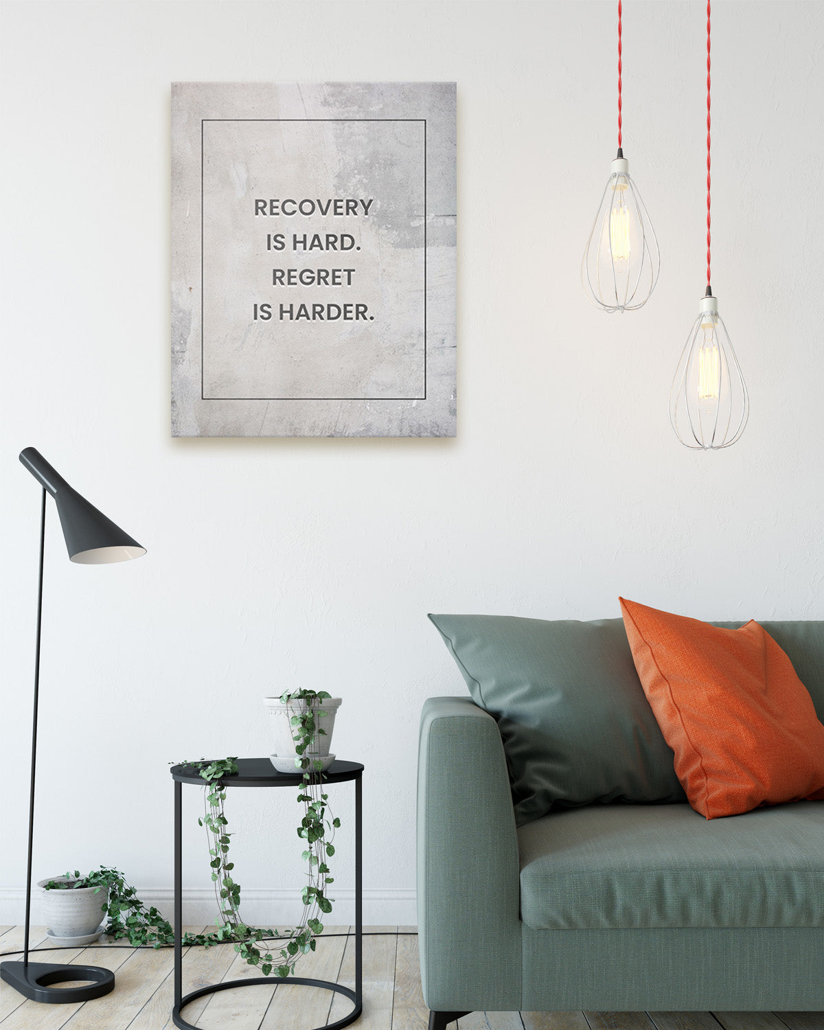 Govivo Sober - Recovery gifts for men and women - Sobriety room decor - Drug and alcohol recovery encouragement wall art - Addiction office decor