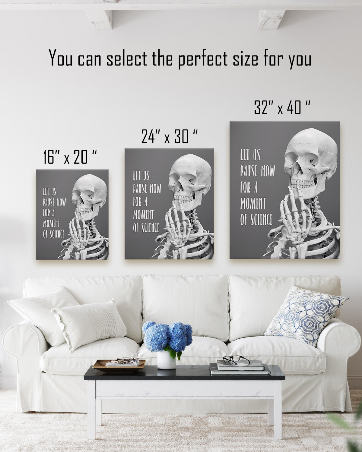 Govivo Science pun wall decor - Classroom science decorations for middle school - Humorous wall art for teachers - Office decor or cubicle decor