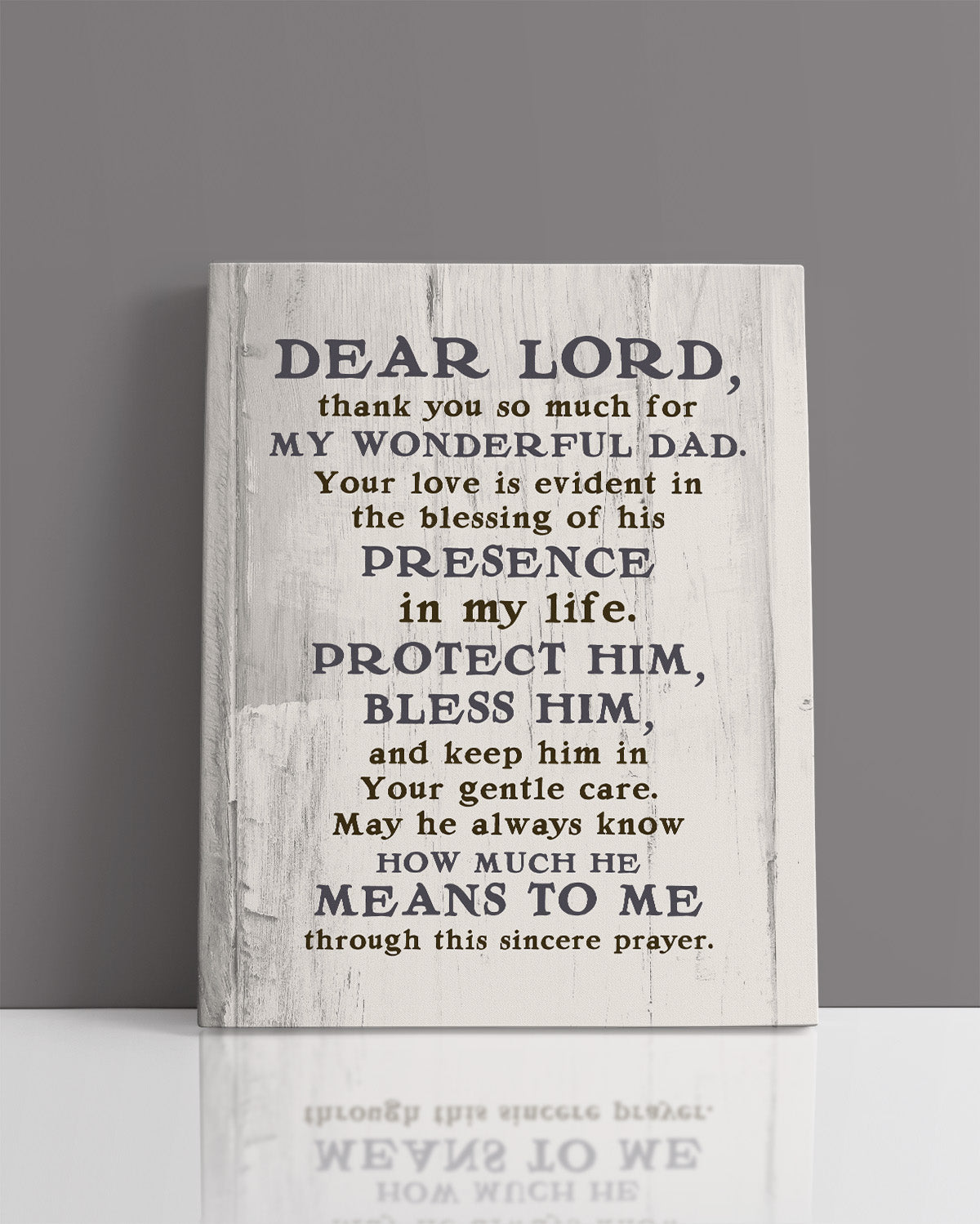 Dear Lord - Thank You So Much For My Wonderful Dad - May He Always Know How Much He Means To Me Through This Sincere Prayer