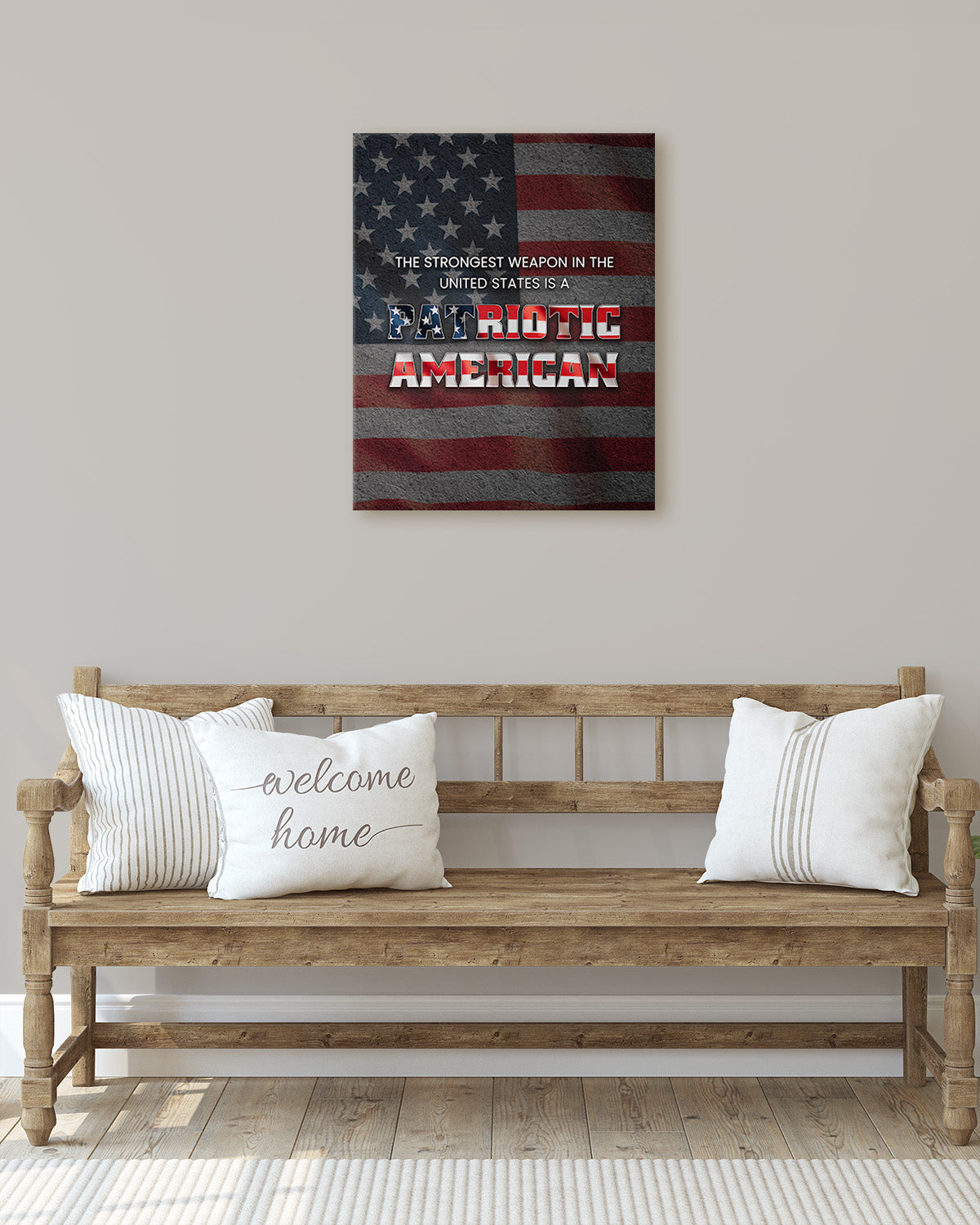 The Strongest Weapon - American Pride Wall Art - Patriotic Wall Decor