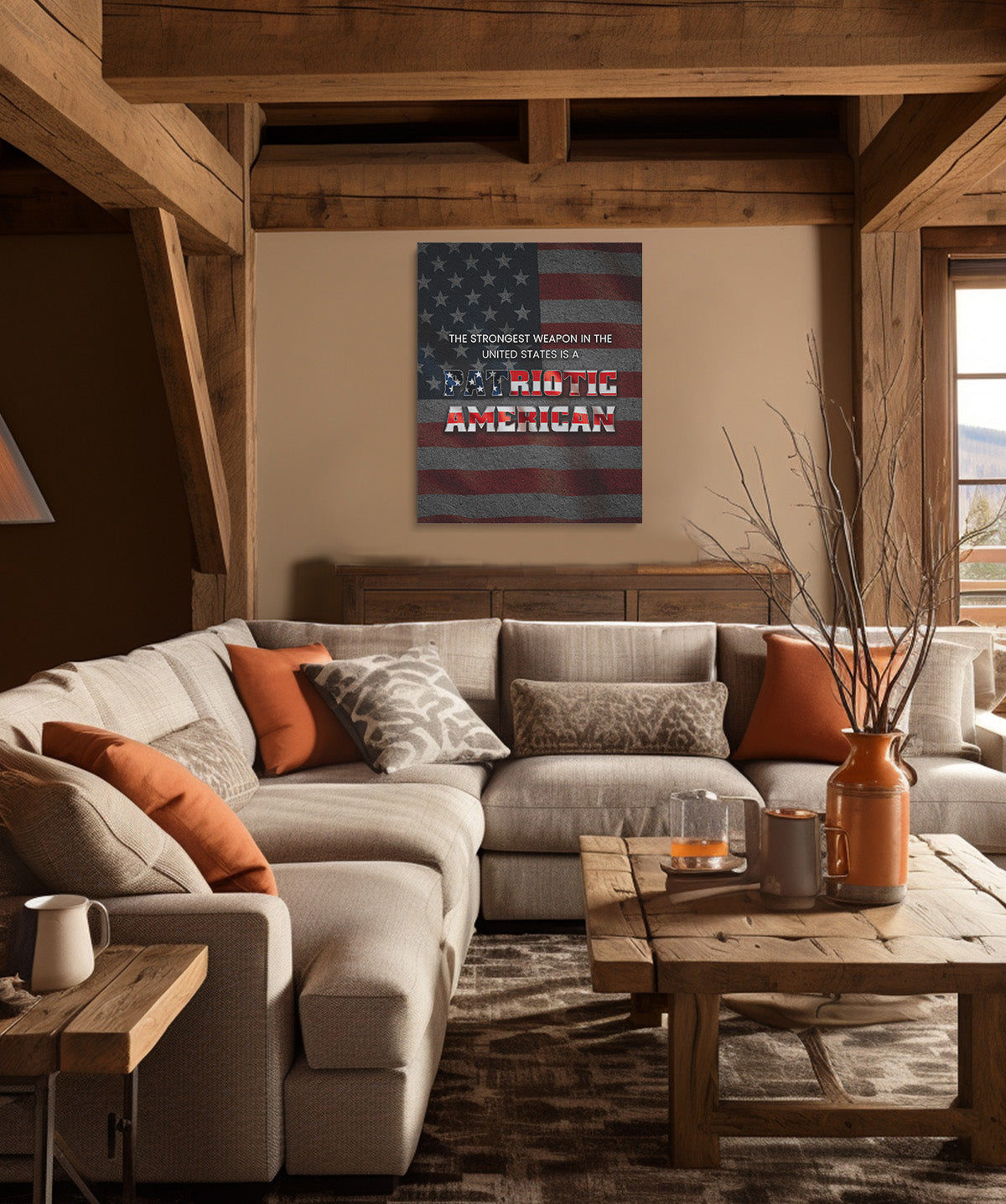 The Strongest Weapon - American Pride Wall Art - Patriotic Wall Decor