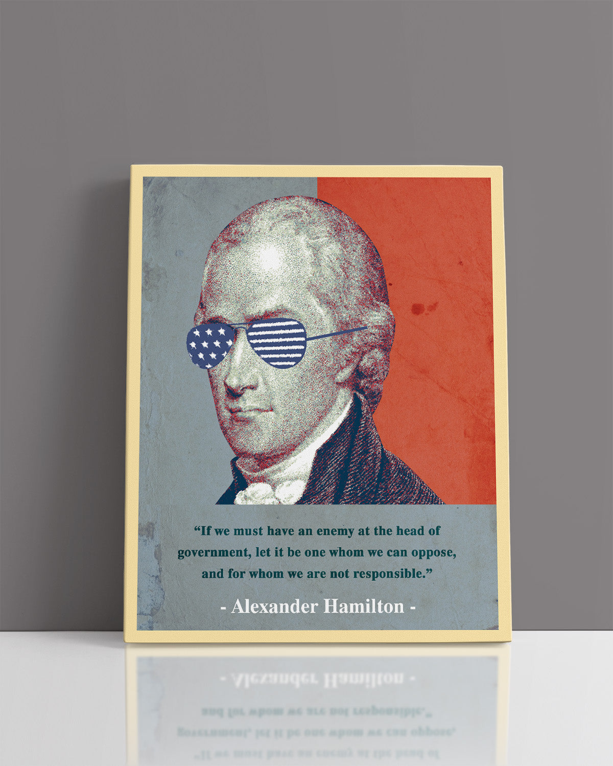 Alexander Hamilton Inspirational Quote - Motivational Wall Art