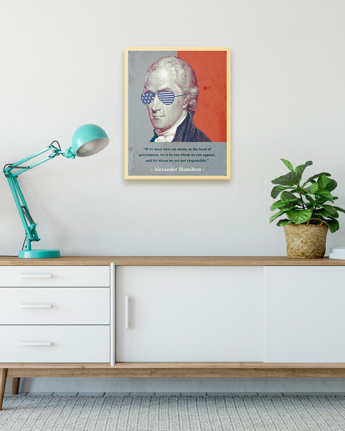 Alexander Hamilton Inspirational Quote - Motivational Wall Art