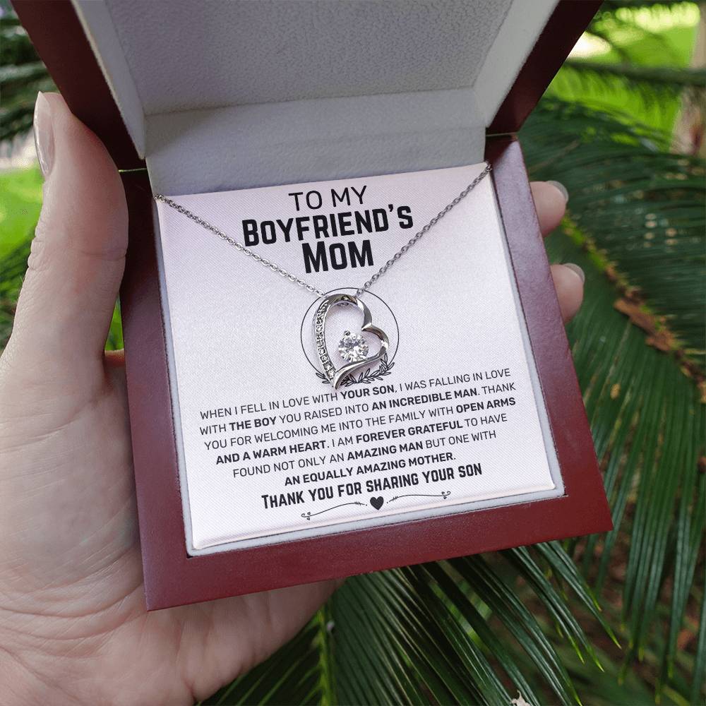 [ALMOST SOLD OUT] TO MY BOYFRIEND'S MOM - AMAZING MOTHER - FOREVER LOVE NECKLACE