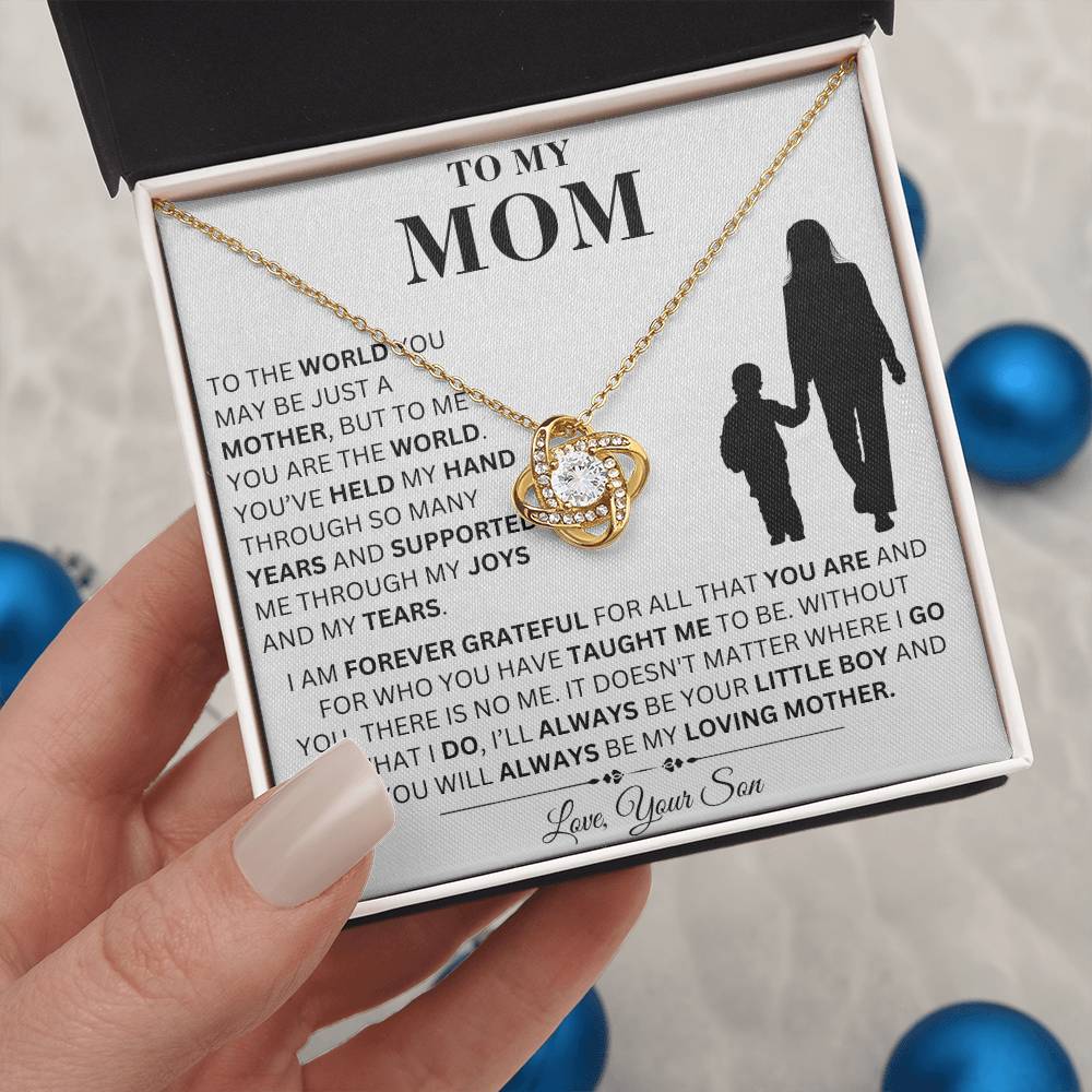 [Almost Sold Out] Mom - Perfect Love - Love Knot Necklace