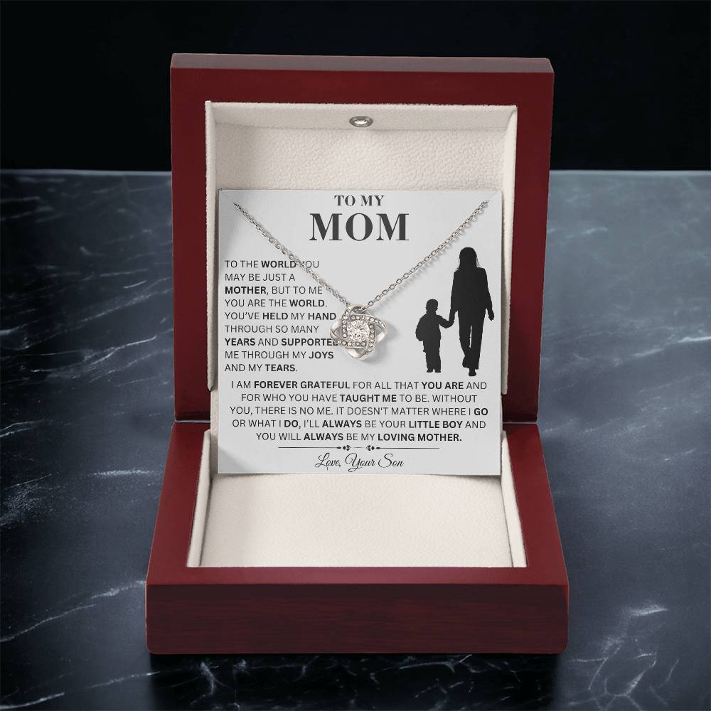 [Almost Sold Out] Mom - Perfect Love - Love Knot Necklace