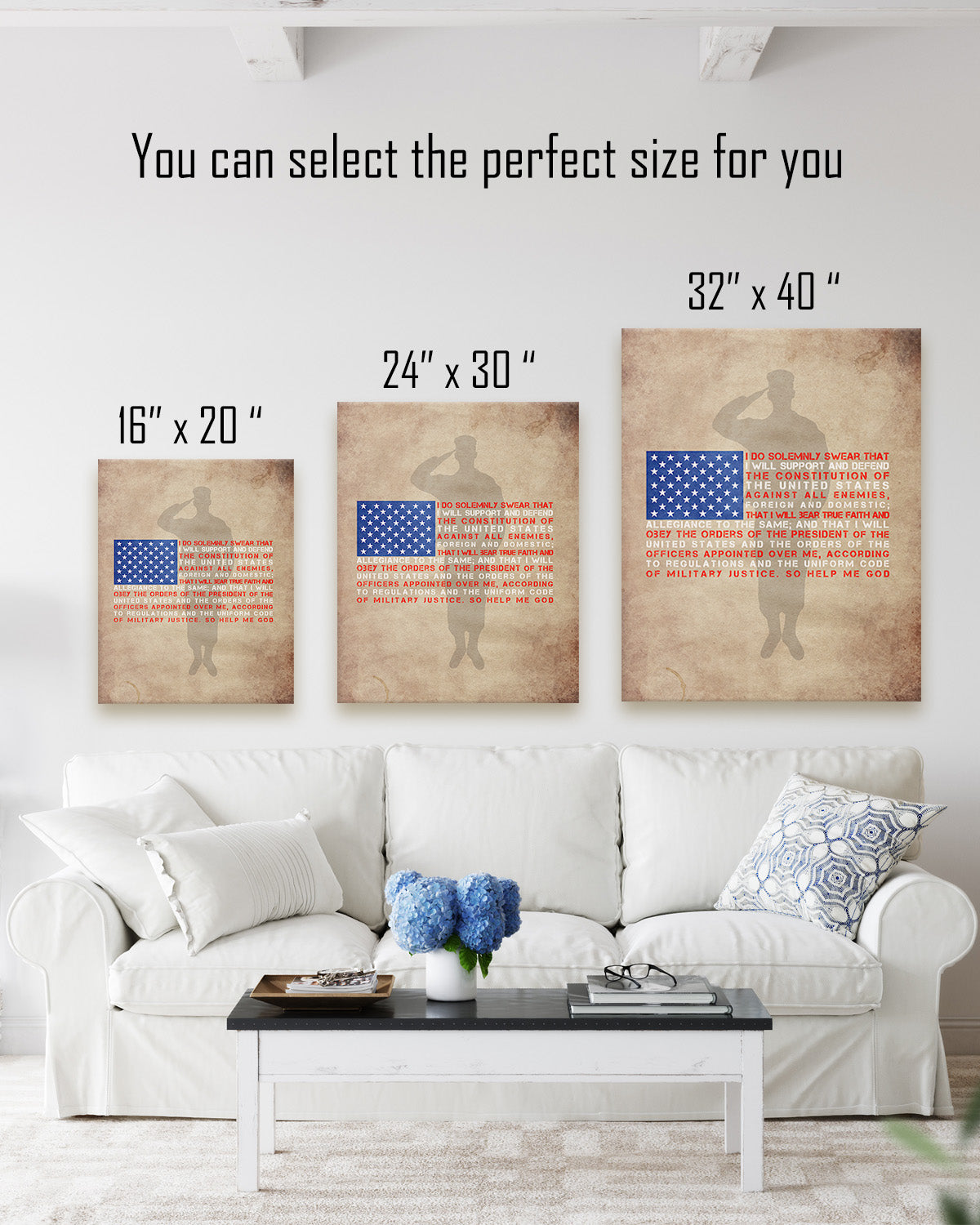 I Do Solemnly Swear - Honoring Our Veterans Wall Decor Art