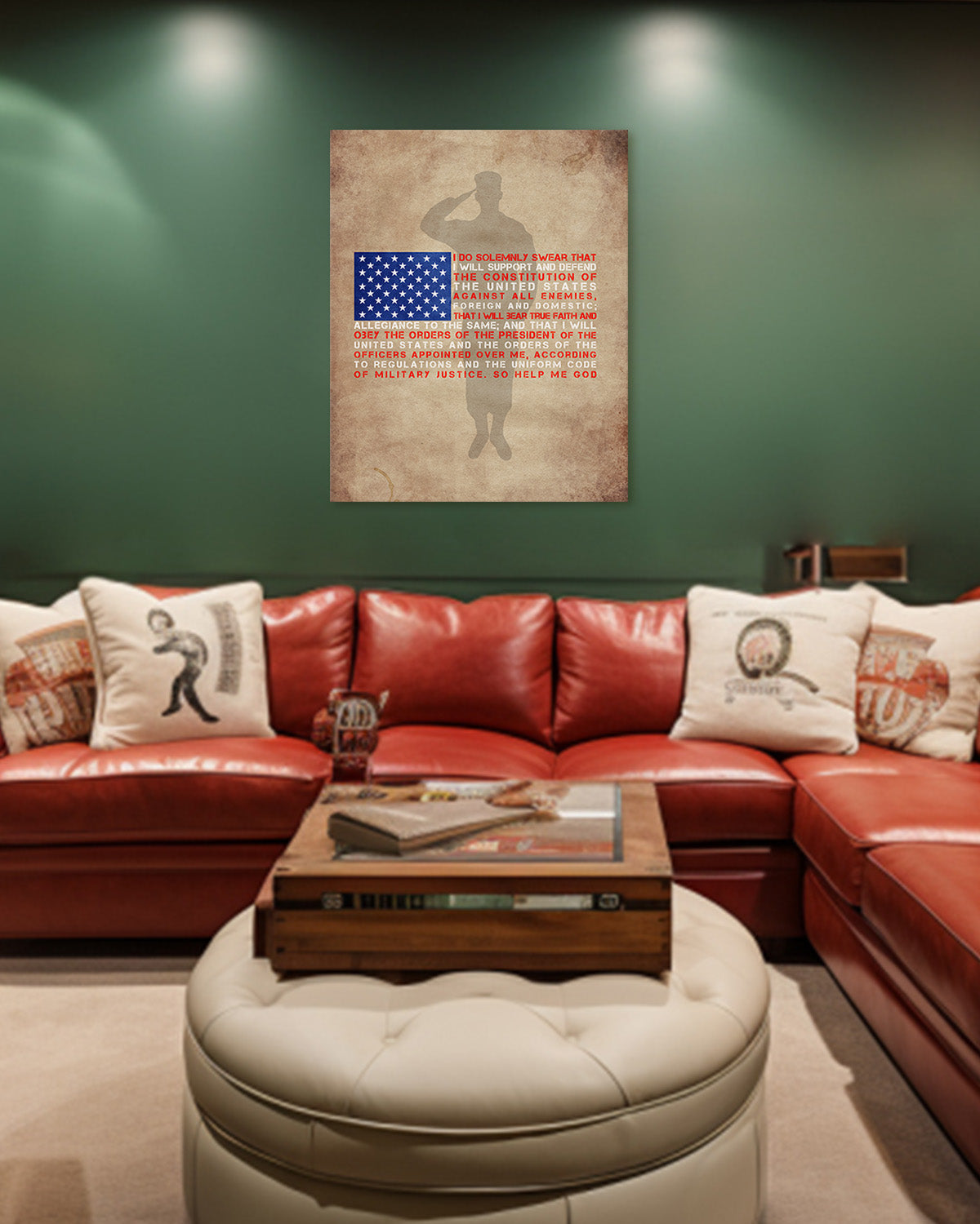 I Do Solemnly Swear - Honoring Our Veterans Wall Decor Art