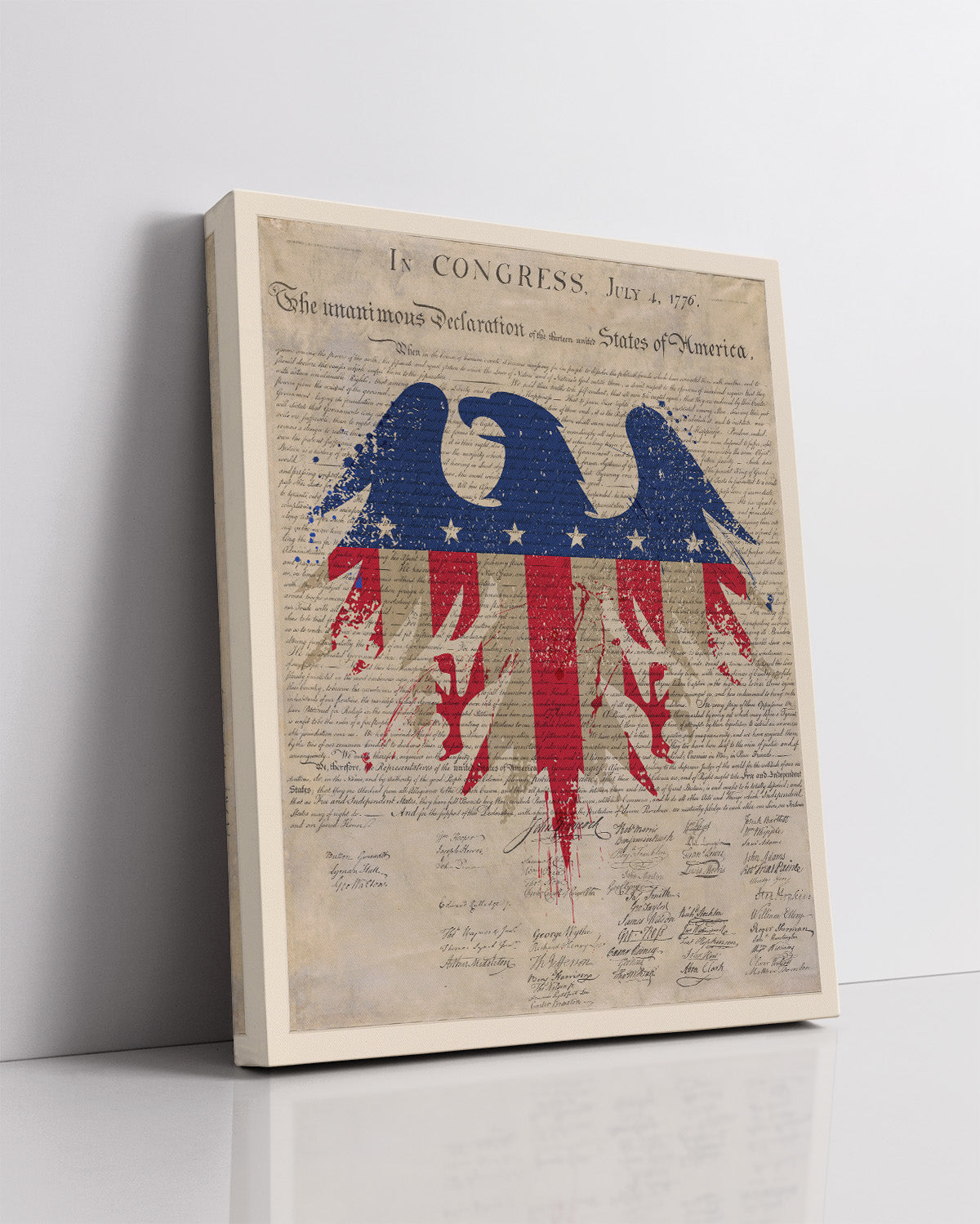 US Declaration of Independence - Wall Decor Art Print - Unframed artwork printed on your choice of photographic paper, poster or canvas