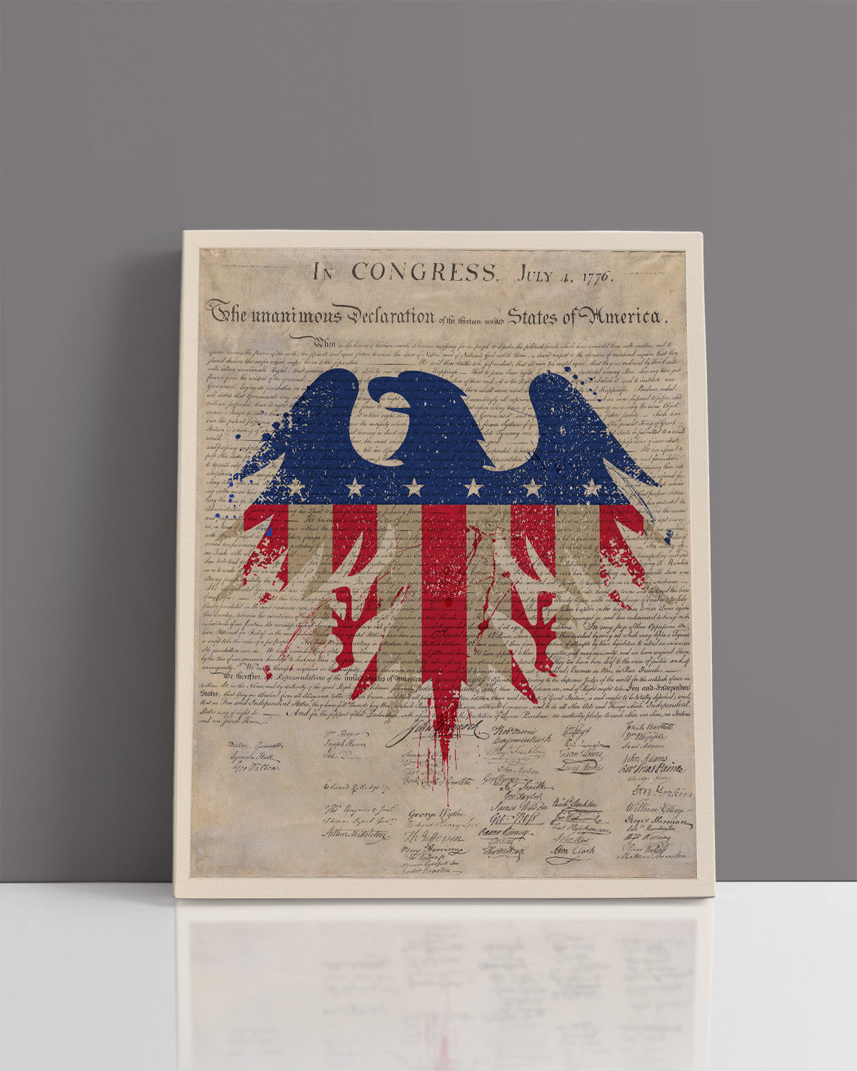 US Declaration of Independence - Wall Decor Art Print - Unframed artwork printed on your choice of photographic paper, poster or canvas