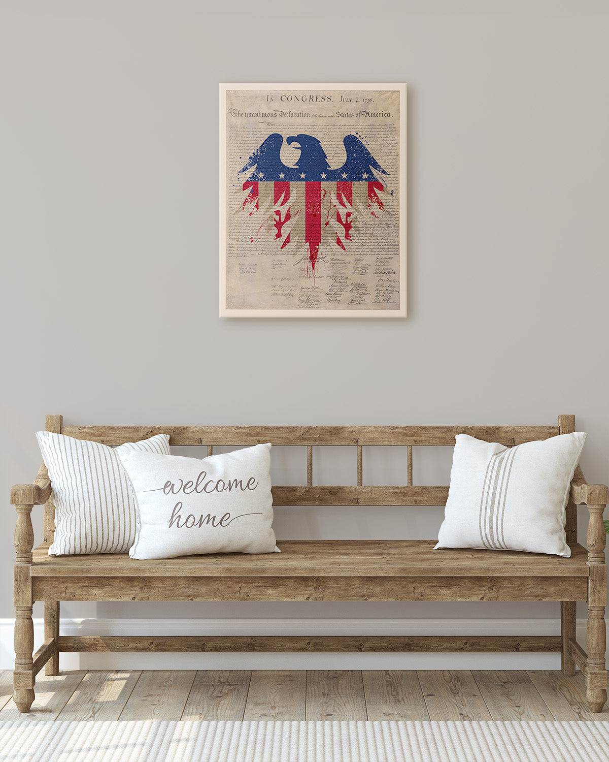 US Declaration of Independence - Wall Decor Art Print - Unframed artwork printed on your choice of photographic paper, poster or canvas