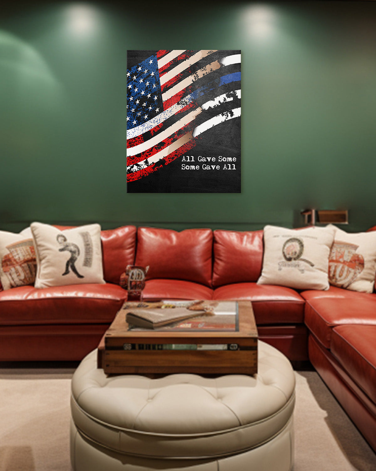 All Gave Some, Some Gave All - Law Enforcement Wall art - Police Officer Gifts