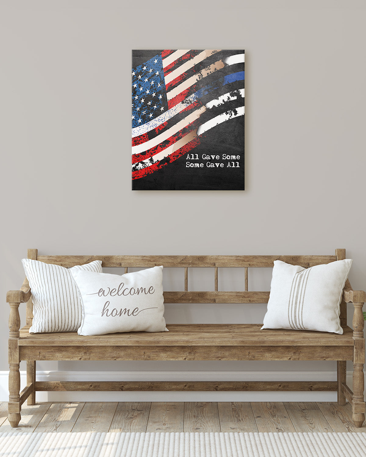 All Gave Some, Some Gave All - Law Enforcement Wall art - Police Officer Gifts