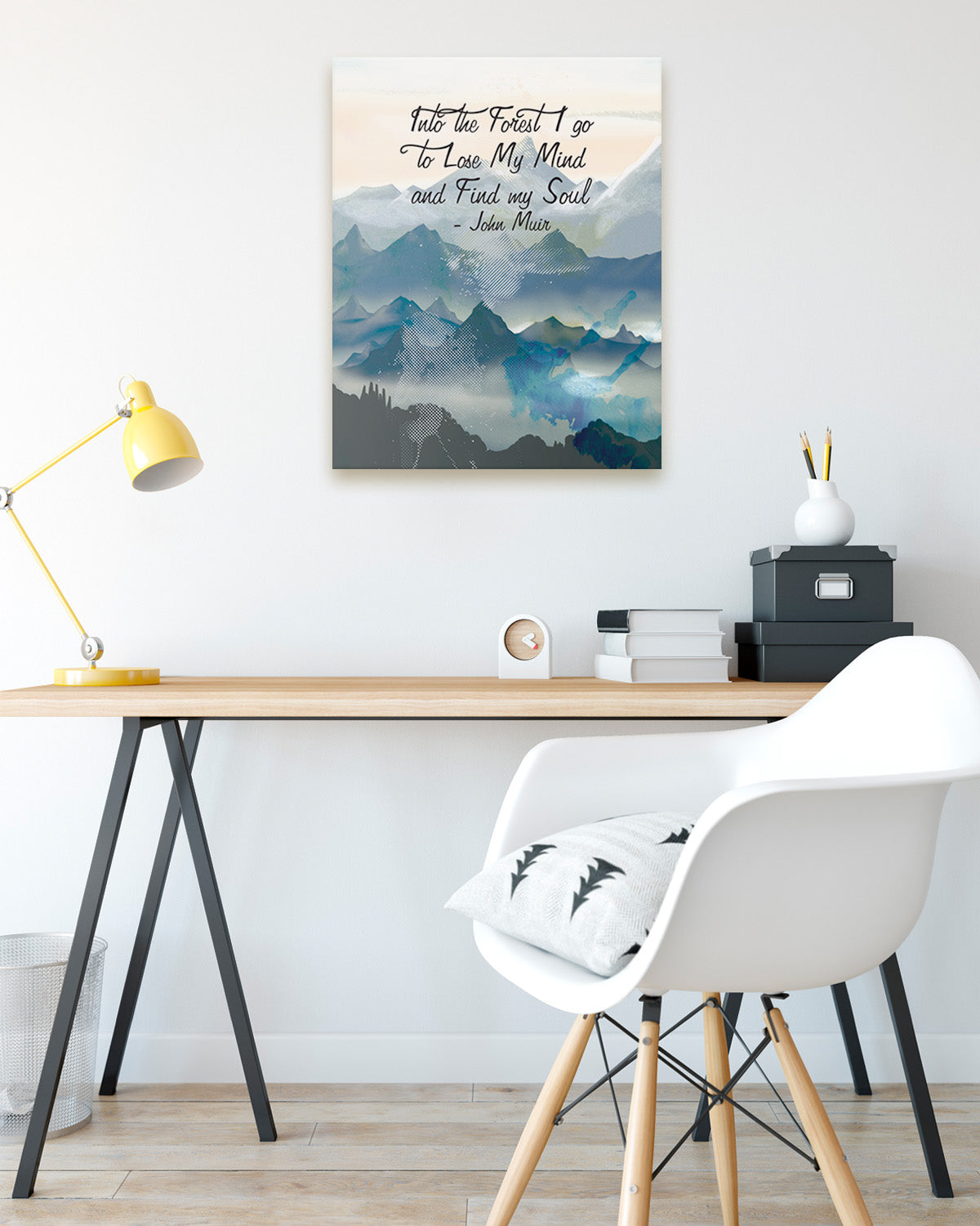 Into the Forest I Go To Lose My Mind And Find My Soul - Inspirational Wall Art Decor