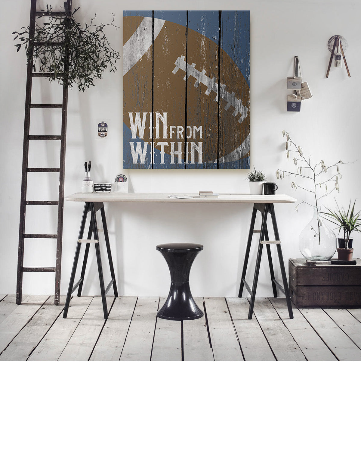 Win from Within - Wall Decor Art Print - Great gift for football fans - Poster & Canvas Sizes