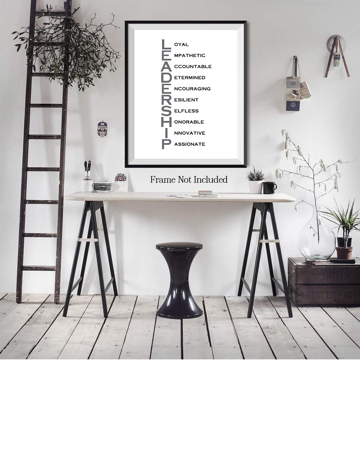 Leadership Acronym - Wall Decor Art Print with a white background
