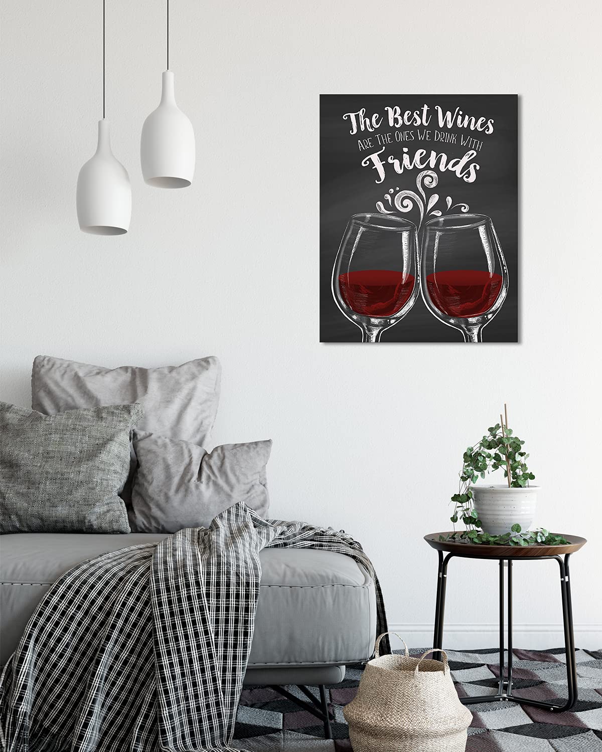 Govivo Wine Decor | Wine Wall Art | Wine Kitchen Decor | Wine Bar Decor | Wine Decor Wall Art | Wine Art Wall Decor | Wine Pictures Wall Decor | Wine Wall Decor | Bar Decorations